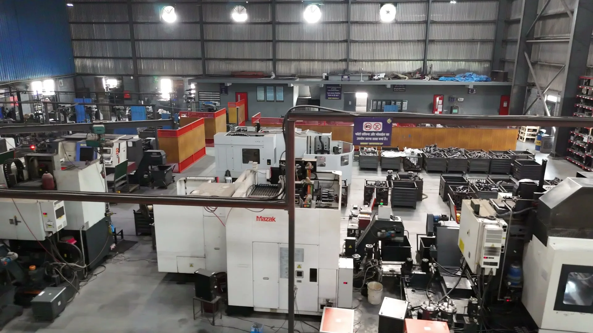 CNC machine shop at the Basant plant